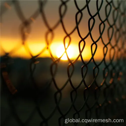 Galvanized Chain Link Fencing PVC Coated Chain Link Fence Manufactory